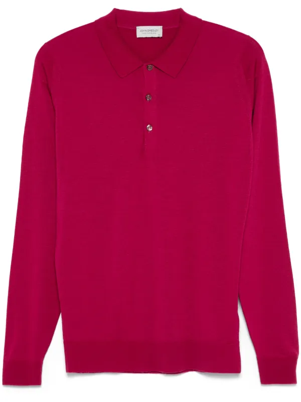 John Smedley Belper Polo Shirt Red FARFETCH PH
