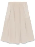 Kristensen Du Nord corduroy midi skirt - Neutrals