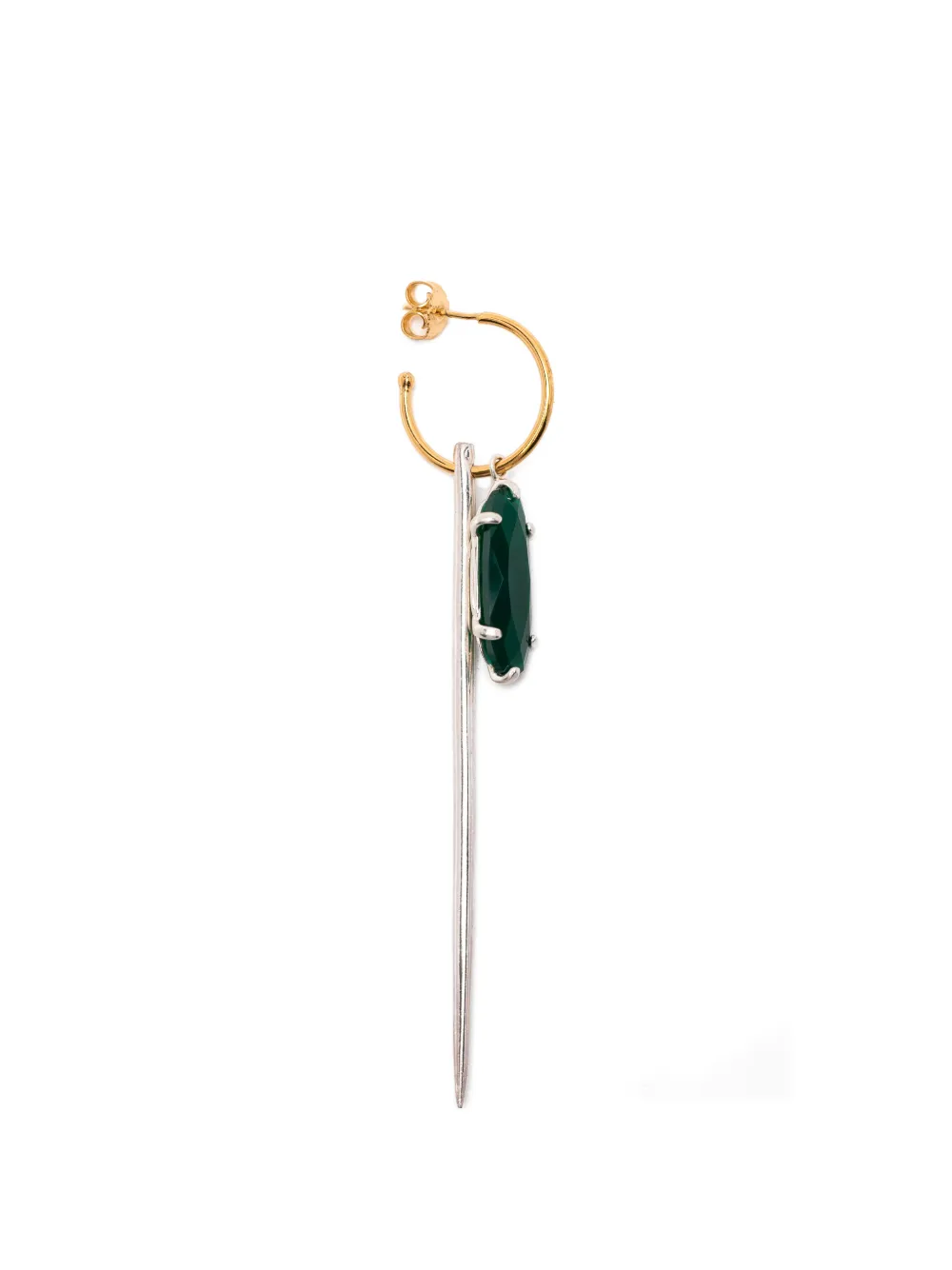 Wouters & Hendrix agate-embellishment earrings - Oro