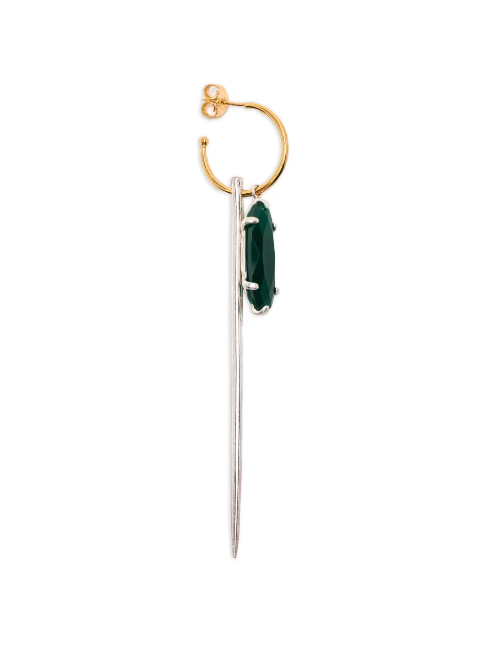 Wouters & Hendrix agate-embellishment earrings - Oro