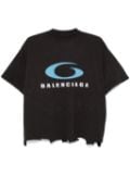 Balenciaga Loop Sports Icon T-shirt - Black