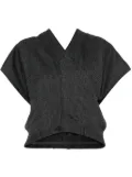 Balenciaga Tailored Pants top - Black
