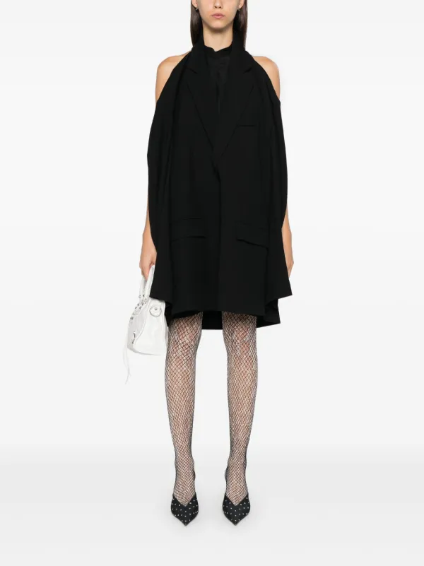 Balenciaga Suspended Tailored Dress | Black | FARFETCH Balenciaga Suspended Tailored Dress | Black | FARFETCH