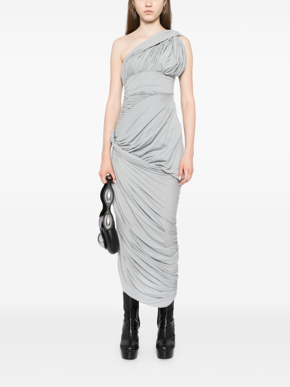 Shop Rick Owens Lido Dress In 蓝色