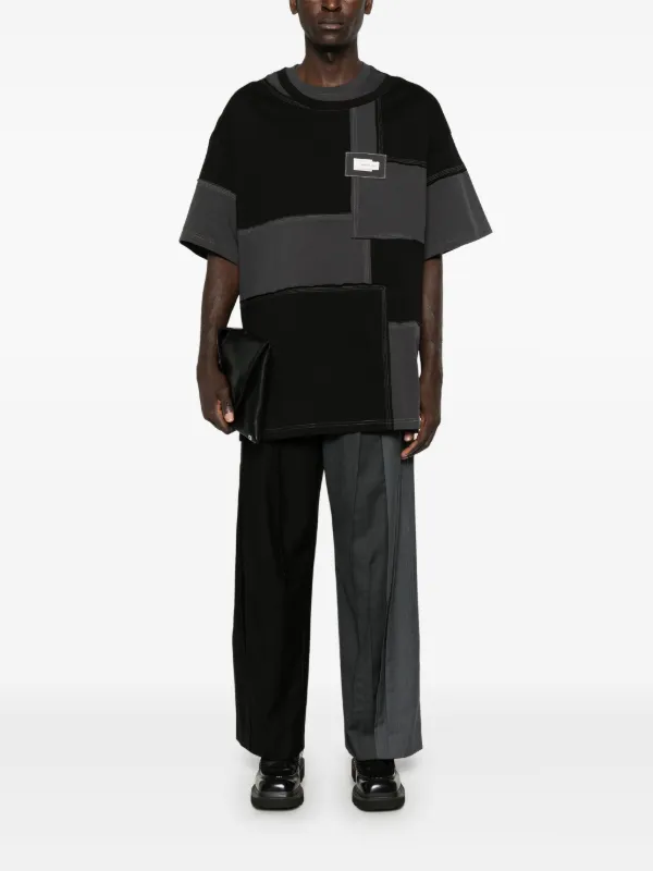 Feng Chen Wang パッチワーク Tシャツ | ブラック | FARFETCH JP