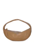 BY FAR Cush Sparrow leather creased shoulder bag - Neutrals
