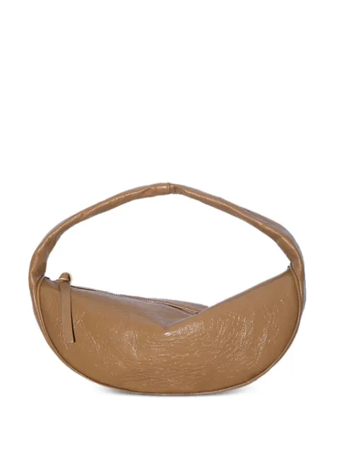 BY FAR Cush Sparrow leather creased shoulder bag MWBSB005LL002BR044PL - 0