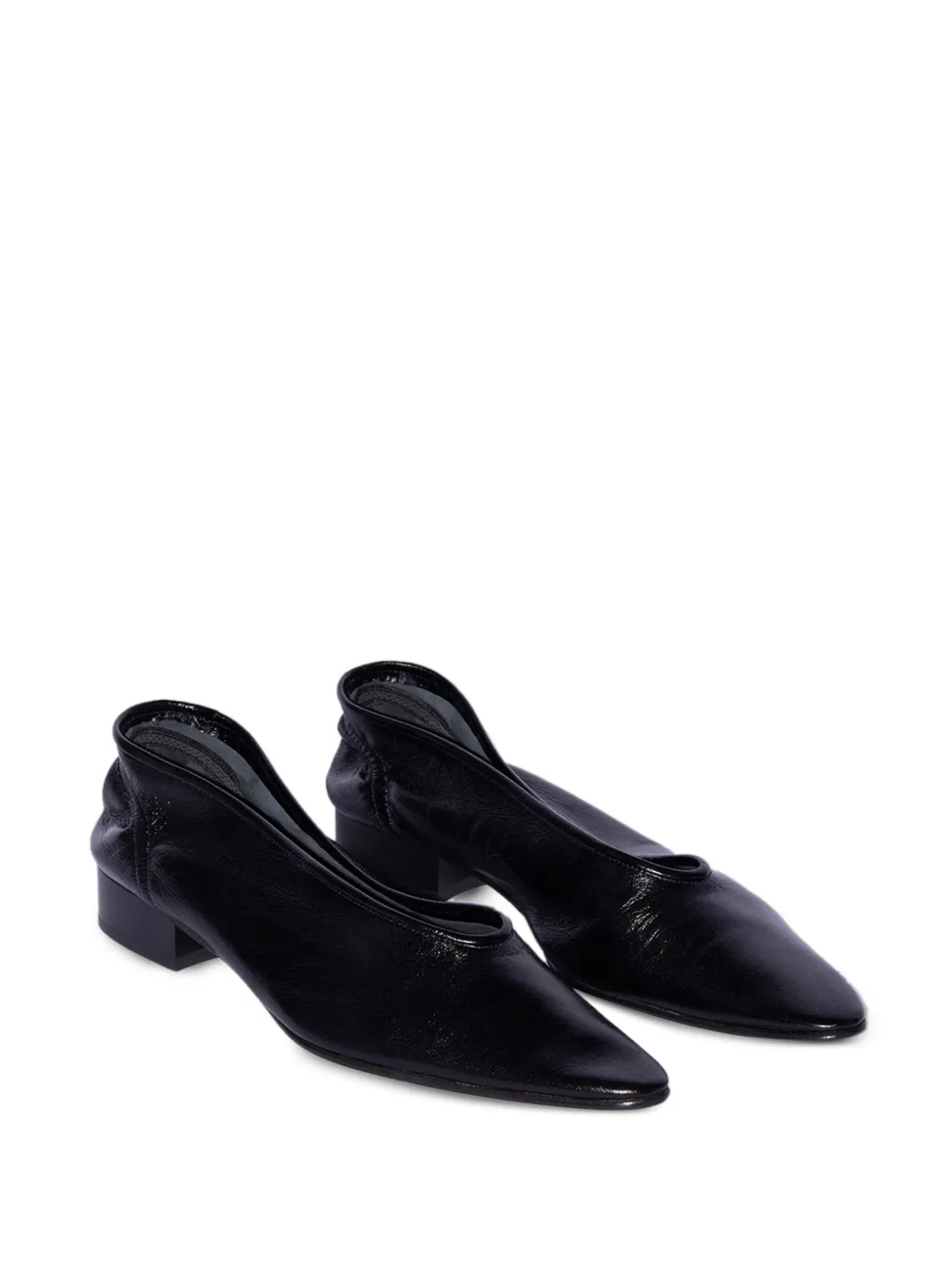 BY FAR Carré pumps Zwart