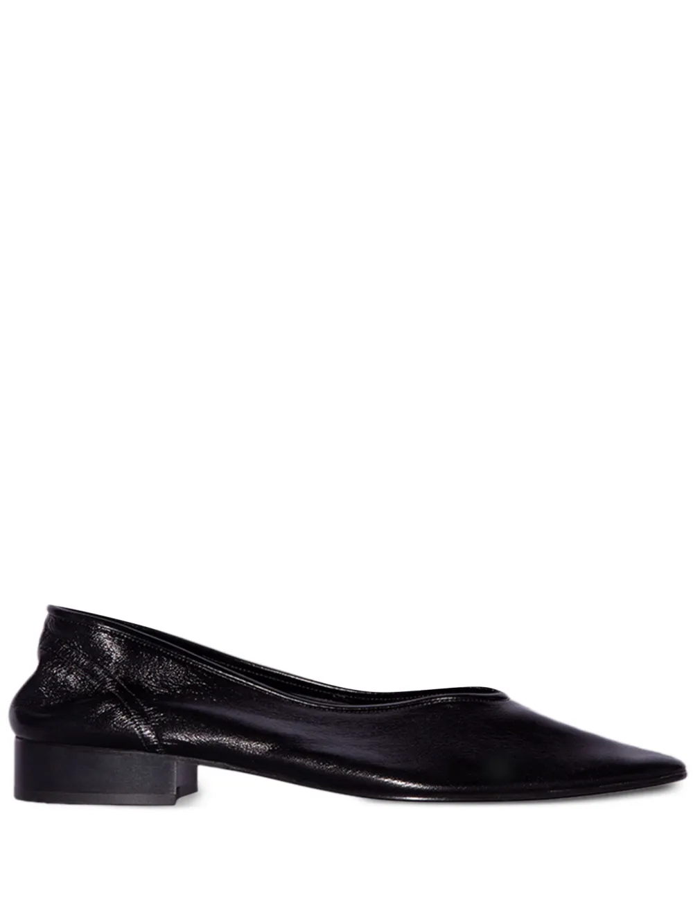 BY FAR Carré pumps Zwart