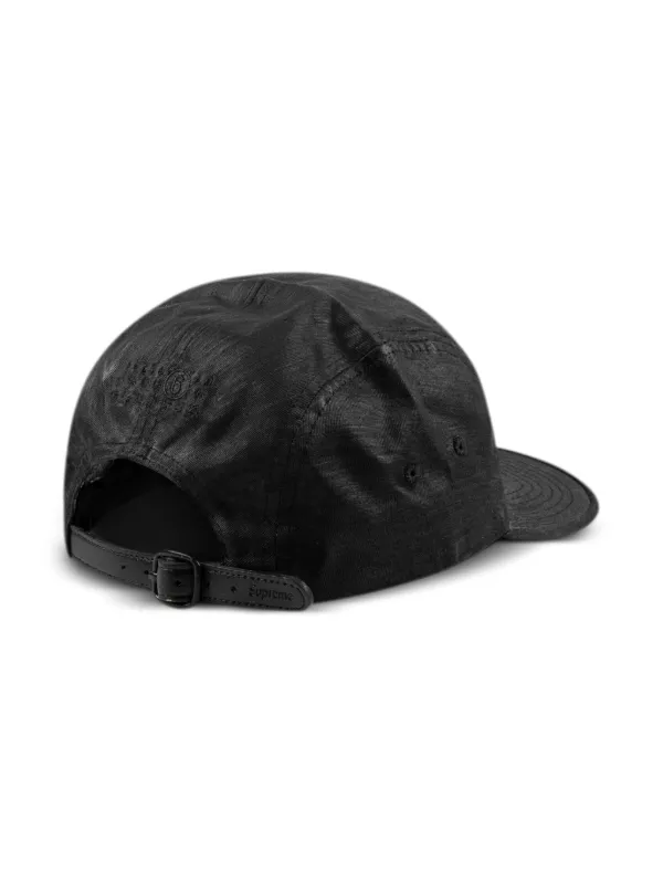 Supreme x MM6 Maison Margiela Painted Camp Cap | Black | FARFETCH CA