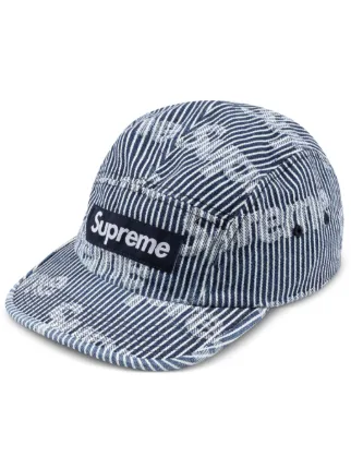 Supreme デニムキャップ ストラップバック Supreme デニムキャップ | ブルー | FARFETCH JP