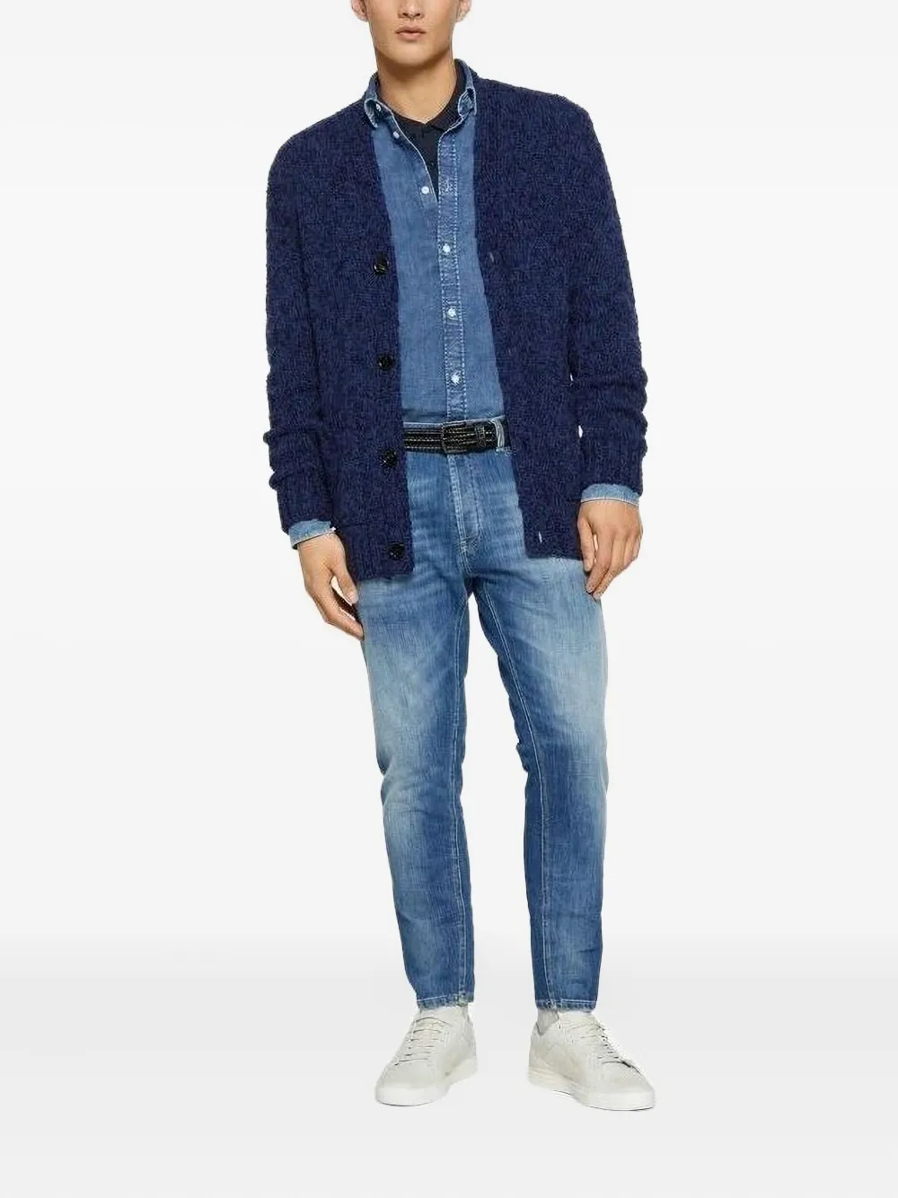 DONDUP denim long-sleeved shirt - Blauw