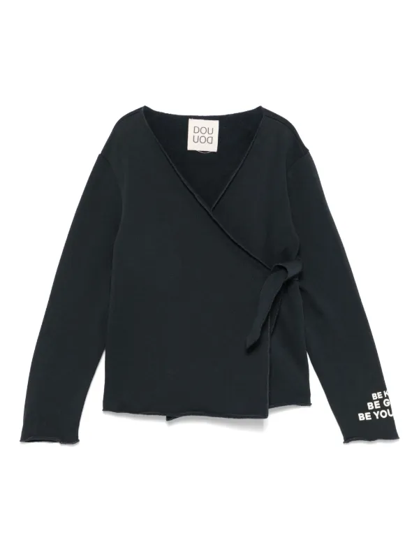 Douuod Kids Felpa a Portafoglio Blu FARFETCH IT