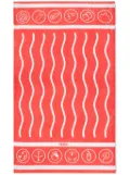 FENDI cotton beach towel - Pink