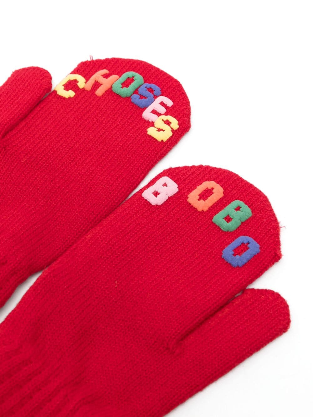 Bobo Choses Gebreide wanten - Rood