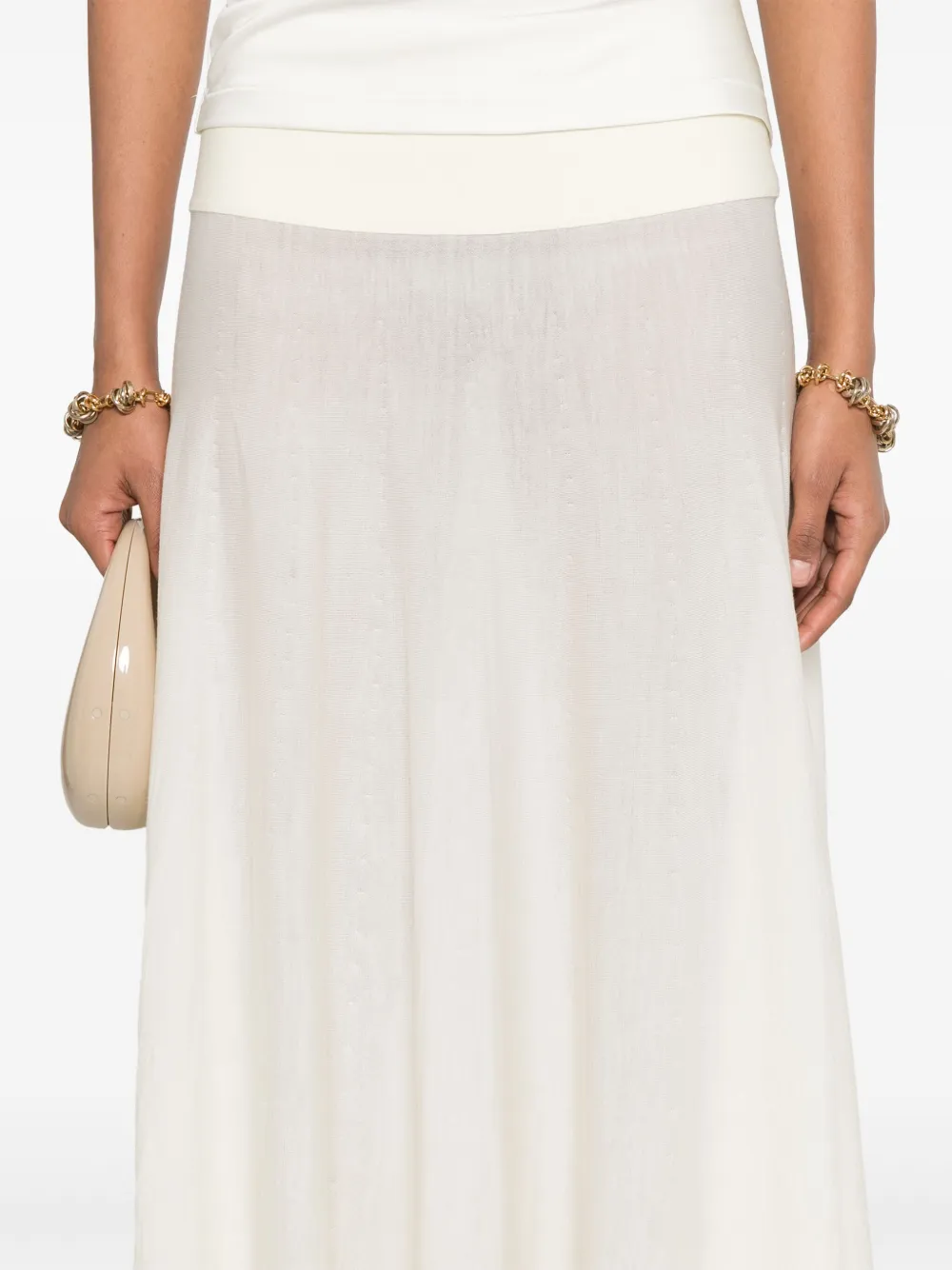 Knitted Fluid Skirt