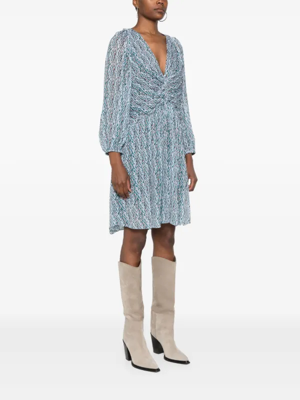 iro blue dress Iro Utenia Dress In Blue