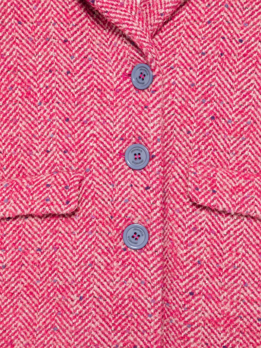 Simonetta Jas met visgraatpatroon Roze