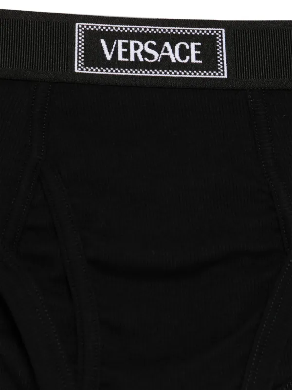 Versace 90s ロゴ ブリーフ | ブラック | FARFETCH JP