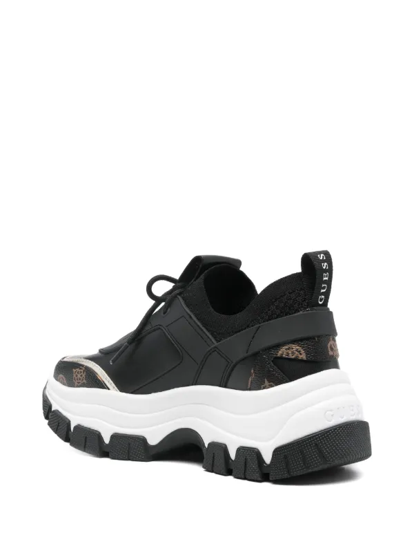 GUESS USA logo-panelled Sneakers | Black | FARFETCH