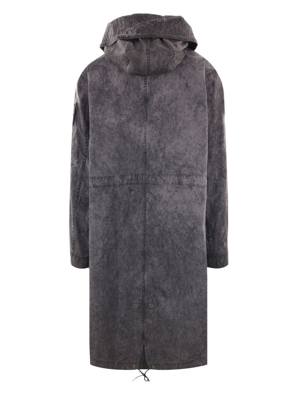 Ten C Oversized parka - Zwart