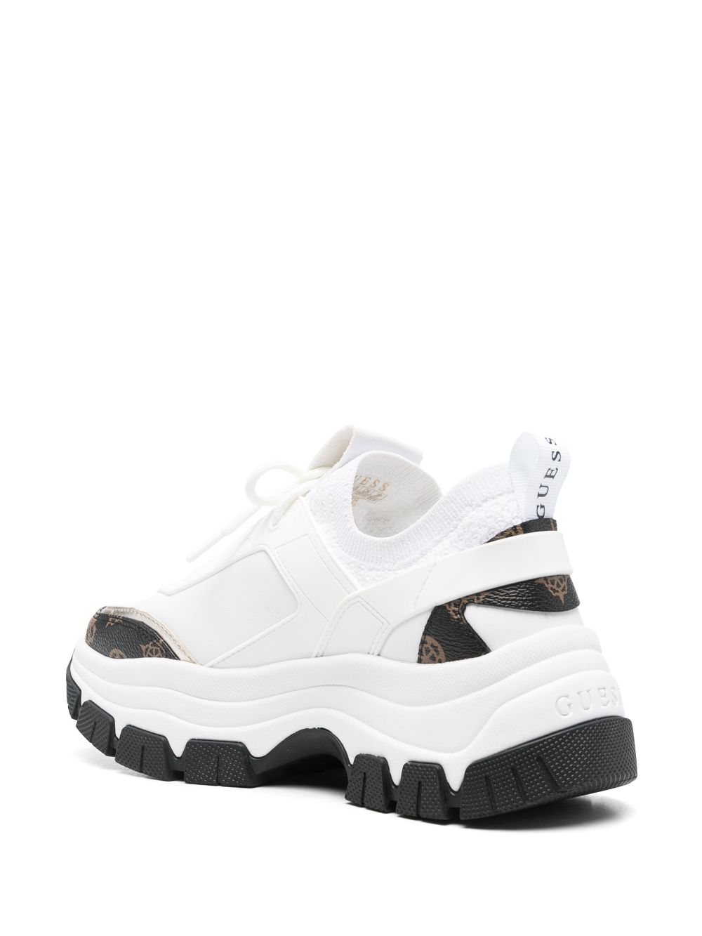 GUESS USA logo-panelled sneakers White