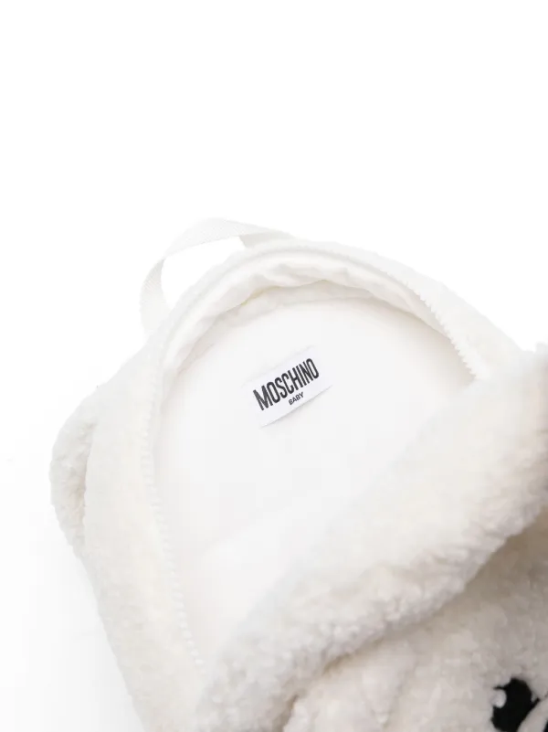 Moschino Kids Teddy Bear Backpack | White | FARFETCH