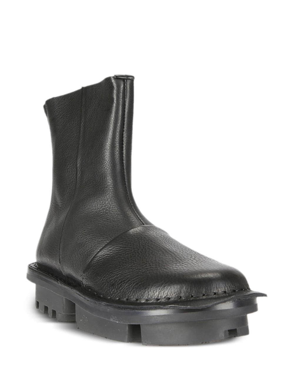 Shop Trippen Leather Boots In Black