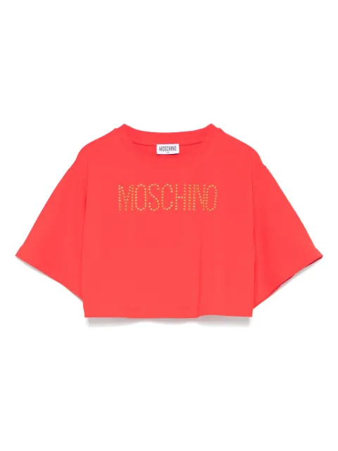 Moschino Kids stud-embellishment T-shirt 