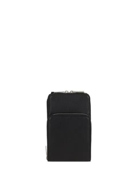 Yohji Yamamoto Bolsa para celular em couro