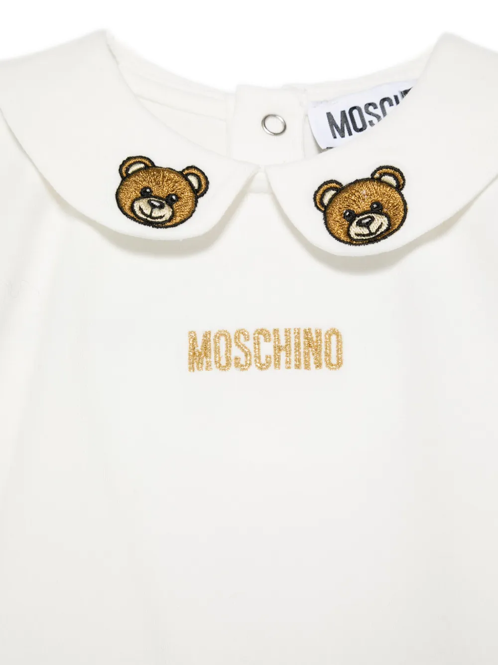 Moschino Kids T-shirt met teddybeerprint Beige
