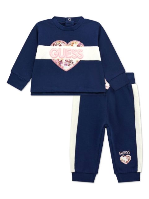 guess kids traje deportivo de dos piezas Heart Logo