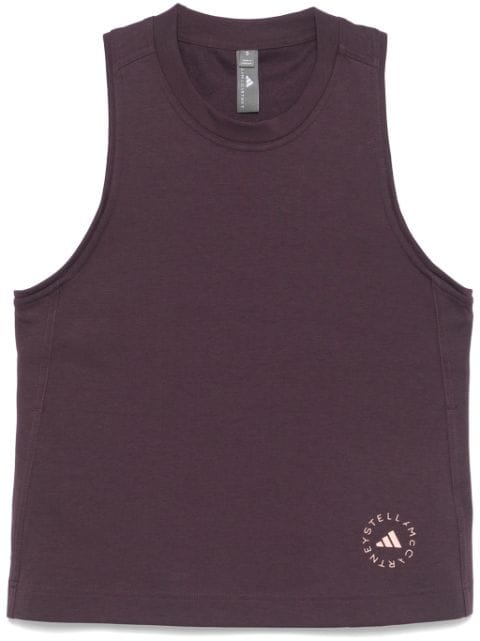 adidas by Stella McCartney logo-print tank top