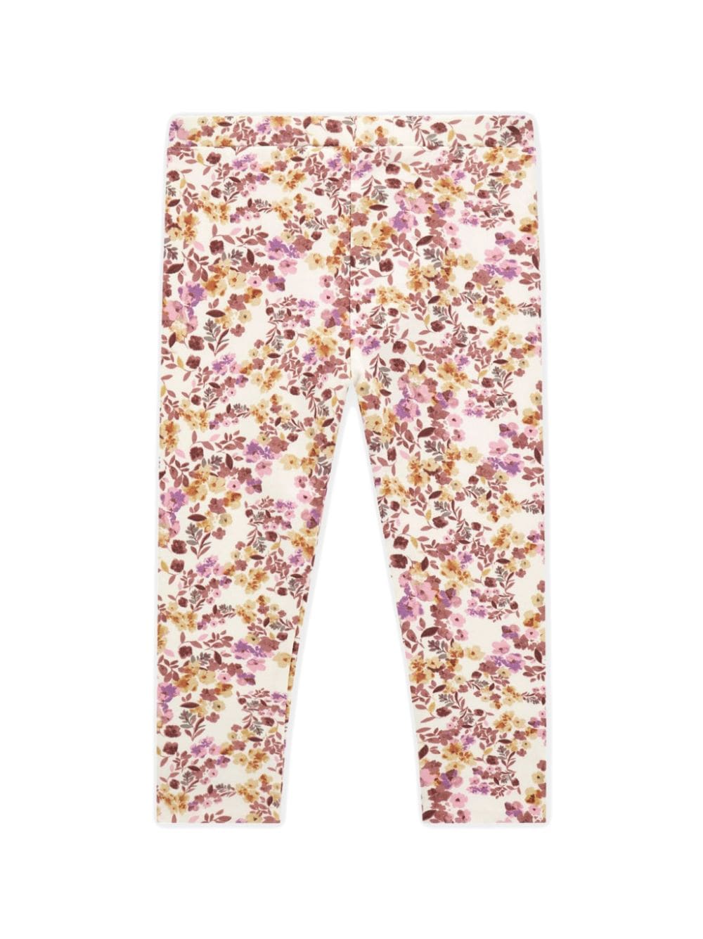 guess kids floral-print leggings - Roze