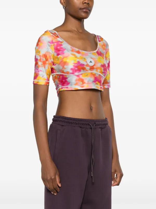 Cropped Blusa Rosa Adidas Adidas By Stella McCartney Blusa