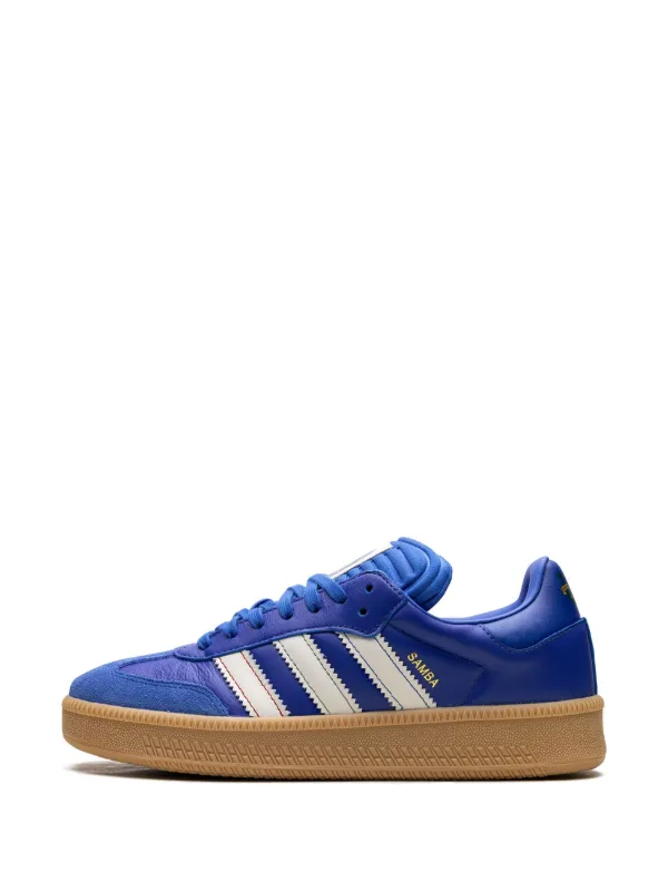 靴 SNIDEL ADIDAS SAMBA XLG BLUE adidas Samba XLG Shoes - Blue | Free Shipping with adiClub
