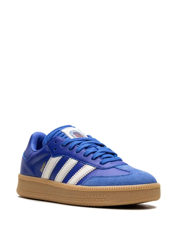 靴 SNIDEL ADIDAS SAMBA XLG BLUE adidas Samba XLG Shoes - Blue | Free Shipping with adiClub