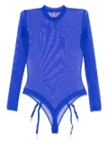 Maison Close suspenders-detail body - Blue