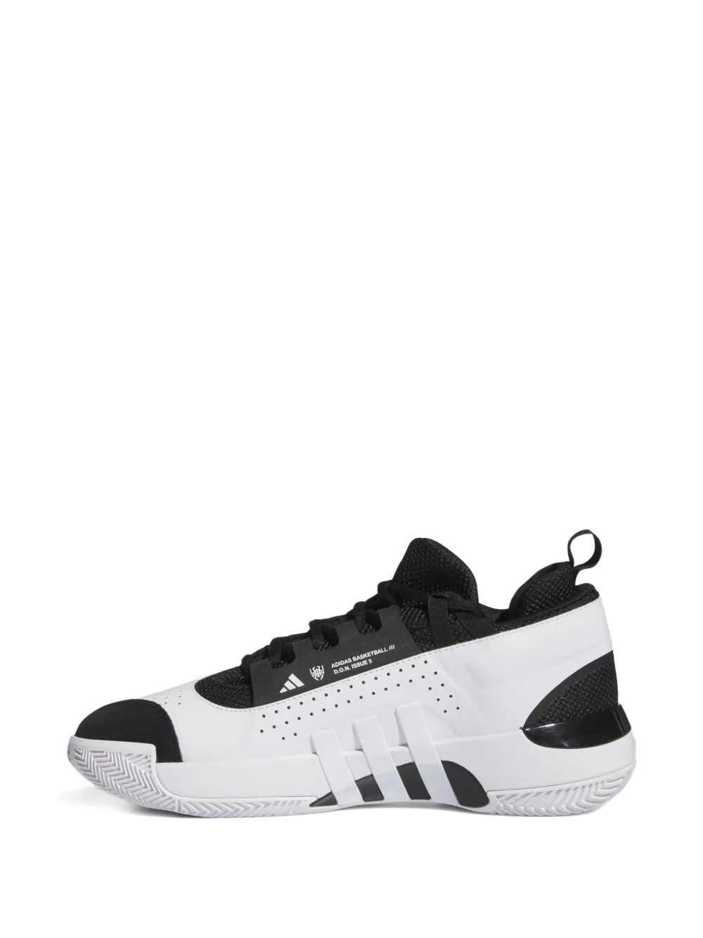 adidas x Donovan Mitchell D.O.N. Issue 5 "Cloud White Core Black Cloud White" sneakers