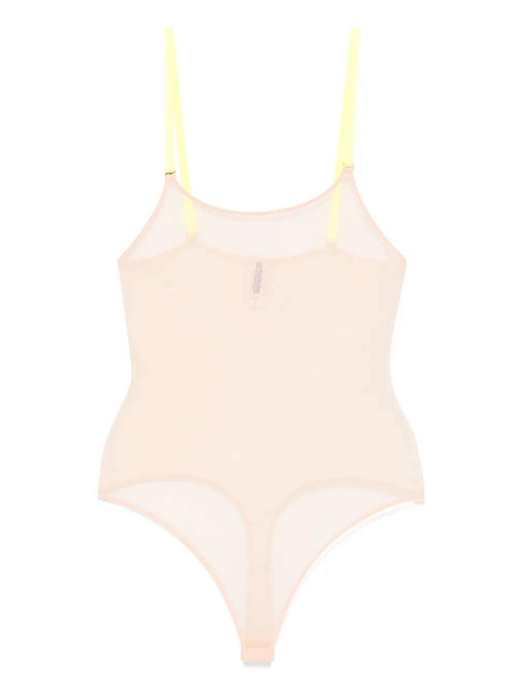 Shop Maison Close String Bodysuit In Neutrals
