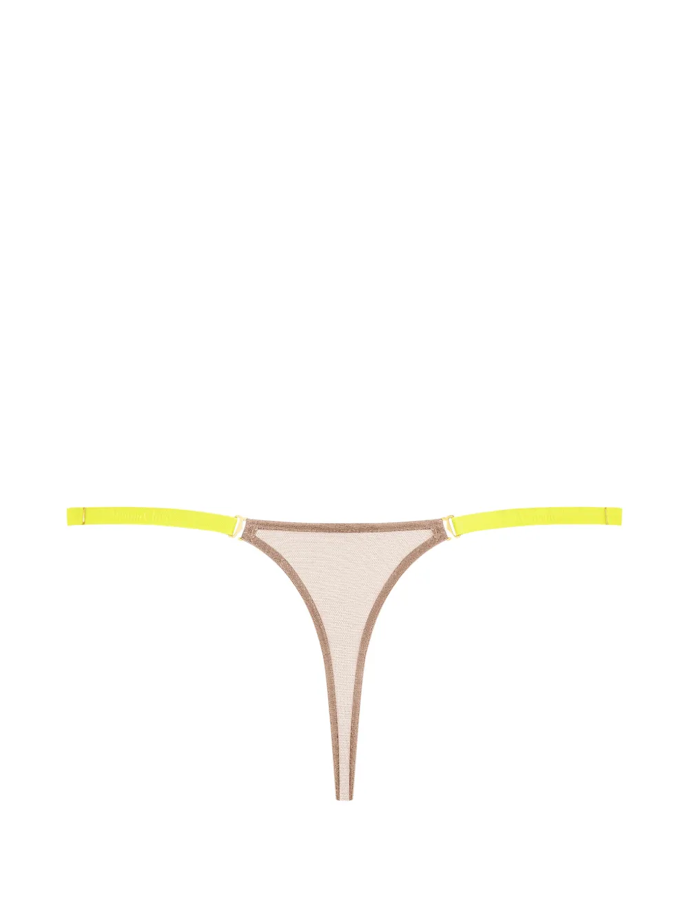Maison Close Corps à Corps mini-string Beige