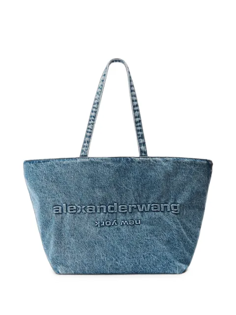 Alexander Wang denim punch tote