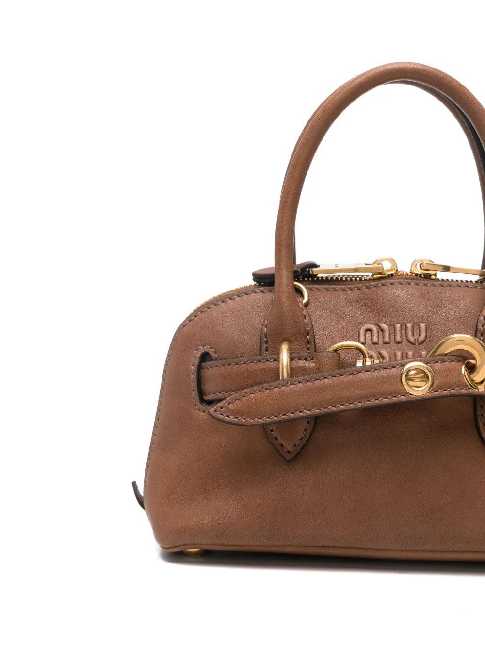 Miu Adventure kleine shopper Bruin