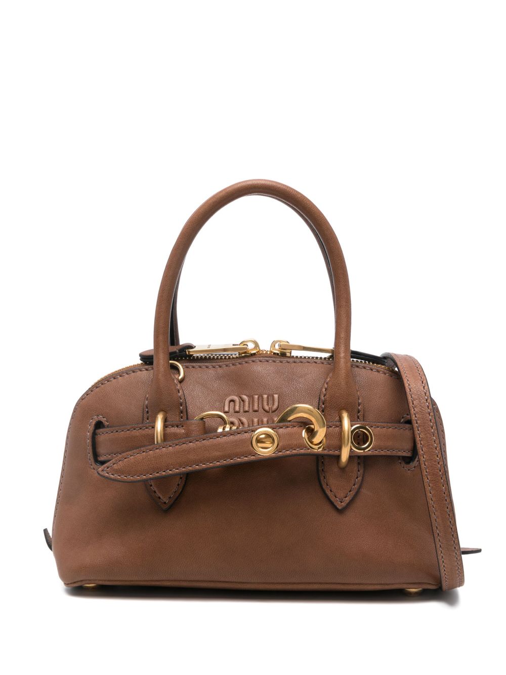 Miu Adventure kleine shopper Bruin