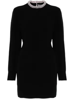 ワンピース Alexander Wang Dress ALEXANDER WANG Black Snake Zipper Detail Sleeveless Bodycon