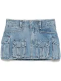 Alexander Wang mid-rise mini skirt - Blue