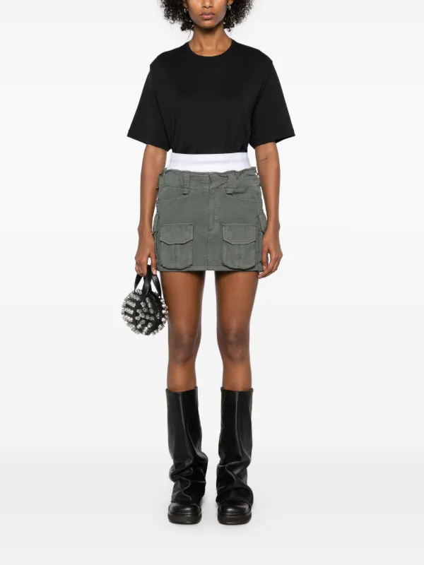 Alexander Wang プリーツ ミニスカート | ブラック | FARFETCH JP