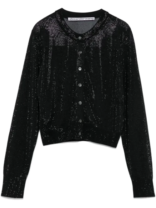 Alexander Wang cardigan crop - Noir - Alexander Wang - Modalova