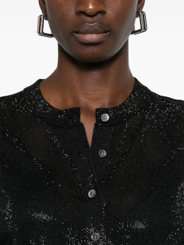 Alexander Wang クロップド カーディガン | ブラック | FARFETCH JP