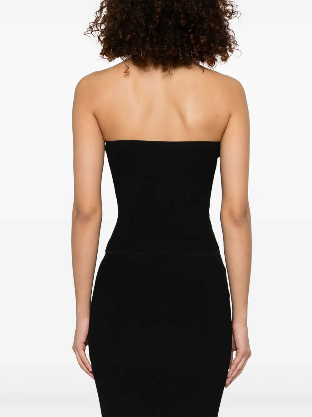 Miu Cropped top Zwart